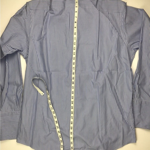 Tasso Elba Dress Shirt Long Sleeves Sz L pre owned good condition Cotton - Picture 2 of 12